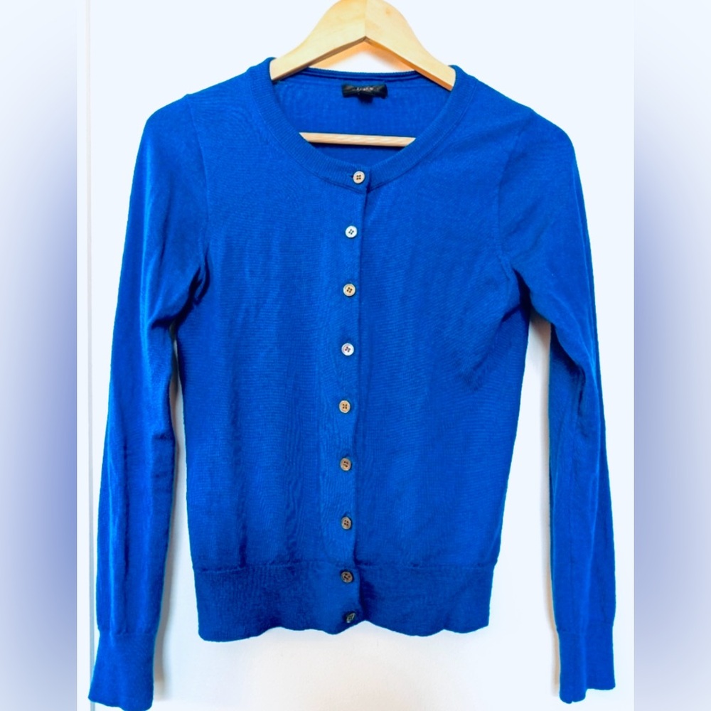 J. Crew Blue Women's Cardigan Sweater
